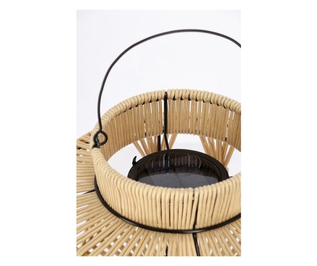 Nikhita napelemes lámpa Ø28,5x29-41 cm