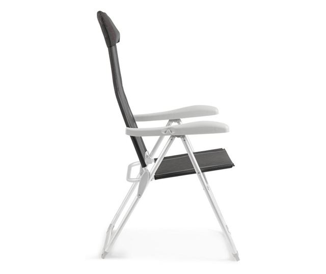 4 db alumínium és textilén kerti szék szett 57x65x110h