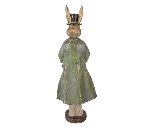 Húsvéti Nyuszi Figura Polyrsin Többszínű 17x12x48 cm