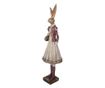 Húsvéti Nyuszi Figurina Lány Polystone Többszínű 10x9x32 cm