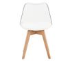 Bali Átlátszó Akril Öko-bőr Bükkfa Szék 48x54x80 cm
