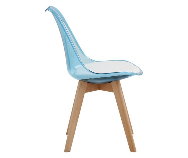 Bali Akril Műbőr Bükkfa Szék 48x54x80 cm