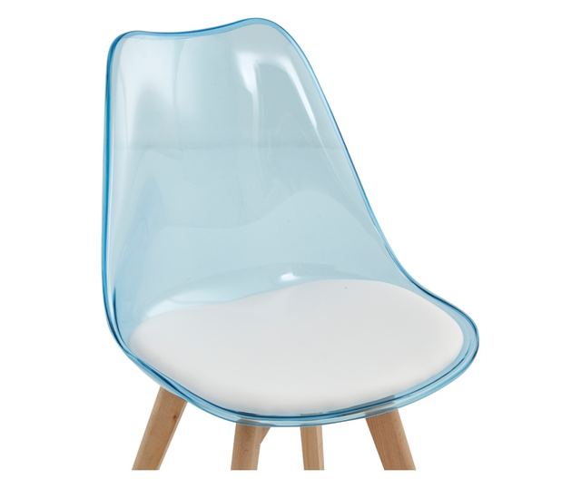 Bali Akril Műbőr Bükkfa Szék 48x54x80 cm