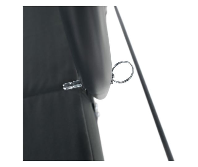 Kemi Kerti Hintaágy 3 Személyes Szürke 199x120x175 cm