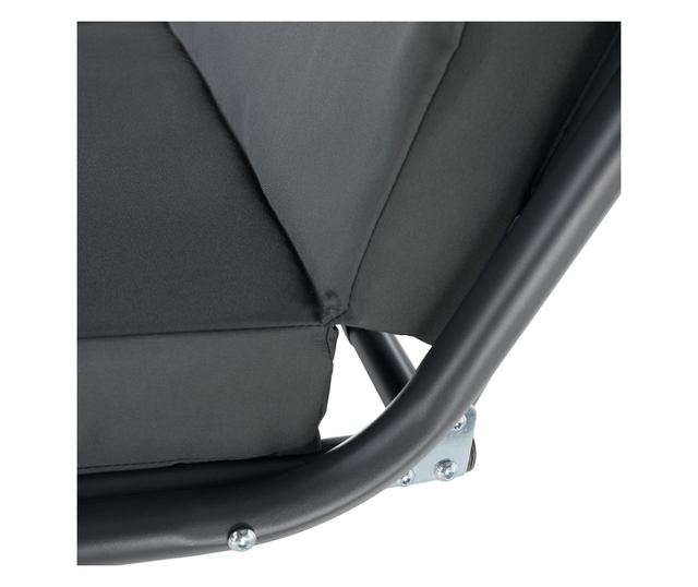 Kemi Kerti Hintaágy 3 Személyes Szürke 199x120x175 cm