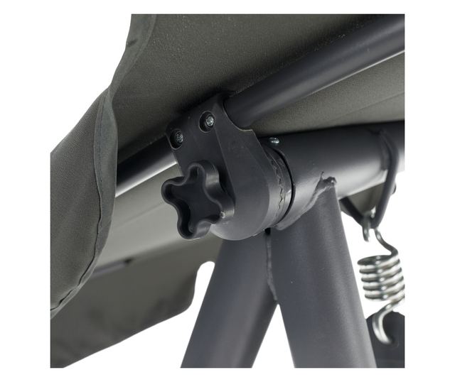 Kemi Kerti Hintaágy 3 Személyes Szürke 199x120x175 cm