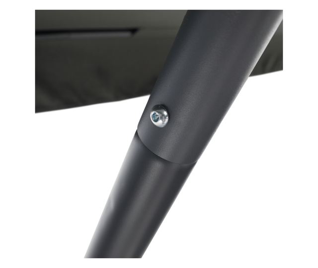 Kemi Kerti Hintaágy 3 Személyes Szürke 199x120x175 cm