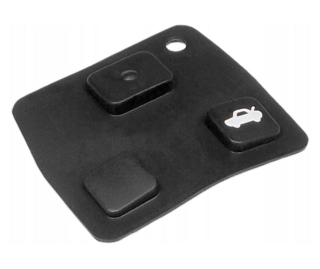 Membrana silicon butoane cheie Toyota cu 3 butoane, compatibila Yaris, Avensis, Corolla, RAV4