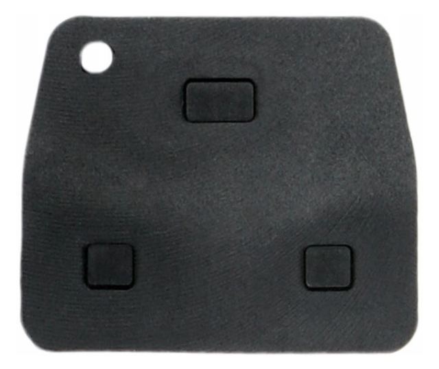Membrana silicon butoane cheie Toyota cu 3 butoane, compatibila Yaris, Avensis, Corolla, RAV4