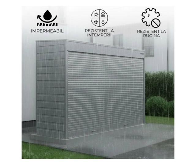 Külső tárolószekrény ParkingBox® GARDENBOX, teraszra, udvarra, parkolóba, kerékpártárolóba, bútorokhoz, rollerekhez