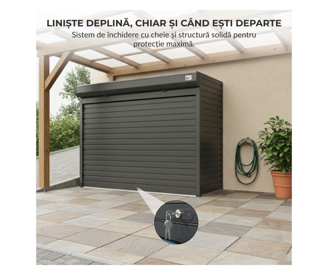 ParkingBox® Motobox Tárolószekrény, Motorkerékpár Tároló, Bútor, Robogók, Kerékpárok, Tökéletes Teraszra