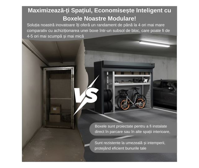 ParkingBox® Grande Tárolószekrény, Robogó, Kerékpár, Szerszámtároló, Tökéletes Parkolóba, Teraszra, Udvarra