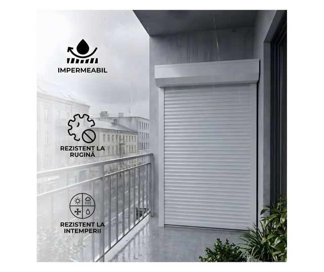 ParkingBox® BalconBox Tárolószekrény, Fém, Fehér, Szerszámokhoz, Dobozokhoz, Sportfelszerelésekhez, Tökéletes Beltérre