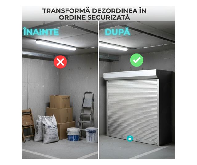 ParkingBox® Kompakt beltéri tárolószekrény, tároló kerékpárokhoz, szerszámokhoz, kerekekhez, rollerekhez, bútorokhoz, tökéletes