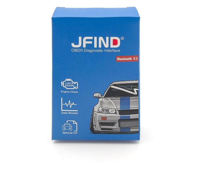 Adapter kódolvasó tesztelő OBDII szkenner Bluetooth JFIND JF327 Mini ELM327 V1.5 PIC18F25K80 chippel