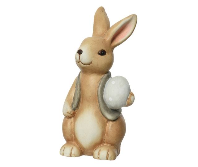 Figurina iepuras, teracota, 8x7.5x17 cm
