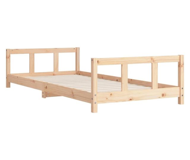 Παιδικό Κρεβάτι, 90x200 εκ., Από Μασίφ Ξύλο Πεύκου