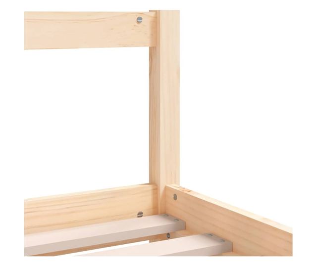 Παιδικό Κρεβάτι, 90x200 εκ., Από Μασίφ Ξύλο Πεύκου