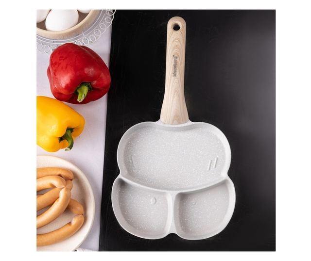 Klausberg KB7824 3 rekeszes serpenyő