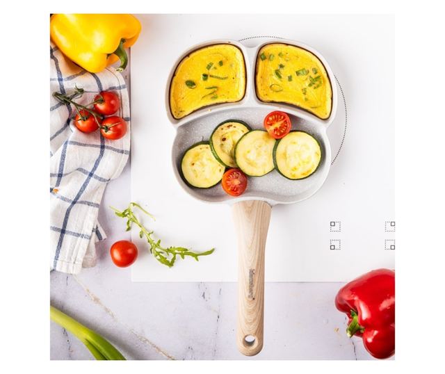 Klausberg KB7824 3 rekeszes serpenyő