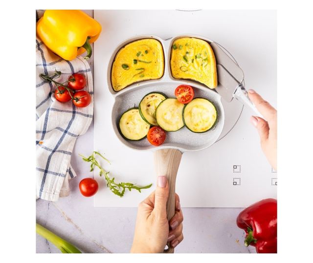 Klausberg KB7824 3 rekeszes serpenyő