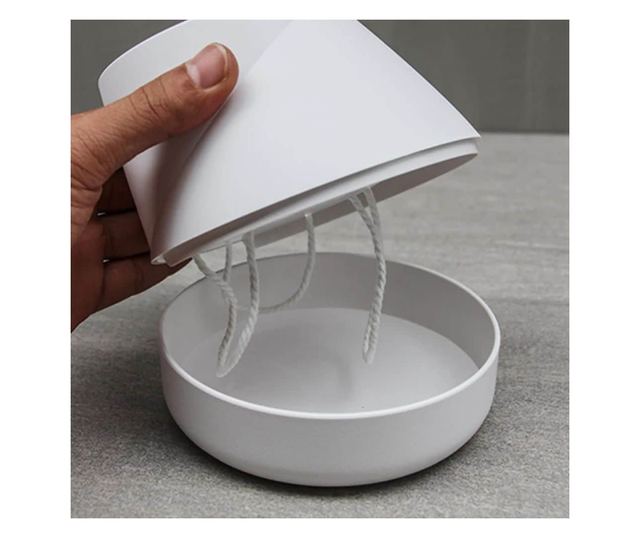 DesignNest Öntöző Virágtartó, Nagy, Szürke