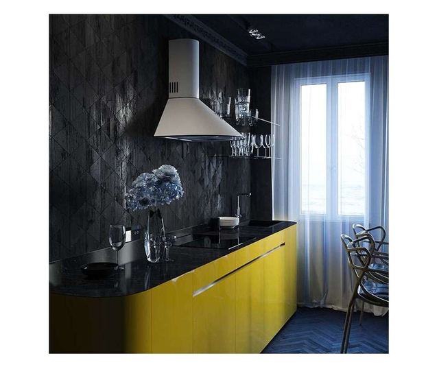 Páraelszívó Tornado Violla 750 (60) LED, 1 Turbó Motor, 60 cm Szélesség, 3 Sebesség, 750 m3/h Szívóerő, Alumínium Zsírszűrő