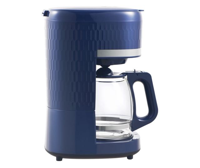 VIVAX CM-100812B Vintage kávéfőző, 1080W, 1,5 L, melegen tartás, kivehető szűrő, kék