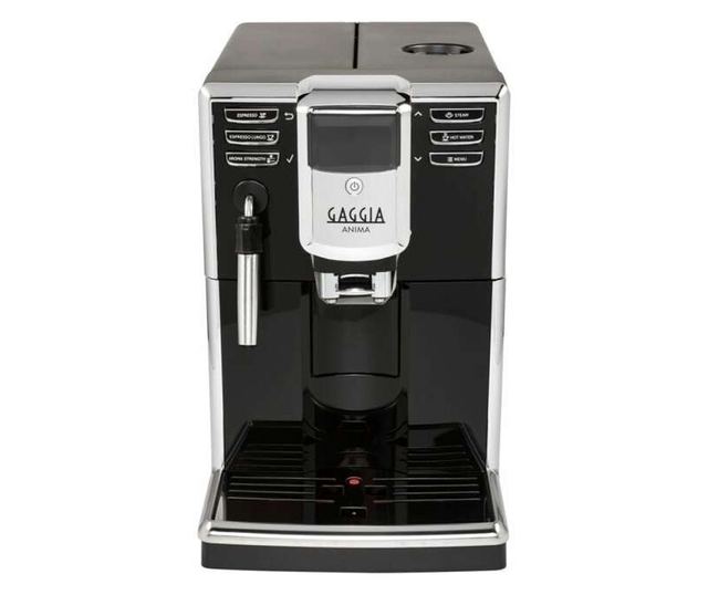 Gaggia Anima CMF R18760/01 Automata Eszpresszógép, 1850 W, 15 bar, Kerámia daráló, Optiaroma 5 fokozat, 5 ital, Fekete