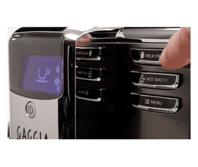 Gaggia Anima CMF R18760/01 Automata Eszpresszógép, 1850 W, 15 bar, Kerámia daráló, Optiaroma 5 fokozat, 5 ital, Fekete