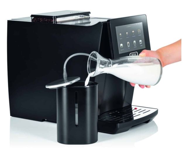 BEEM automata eszpresszógép, Profession, 2 literes víztartály, 14 program, 250g kávé kapacitás, 7" TFT LCD érintőképernyő, autom