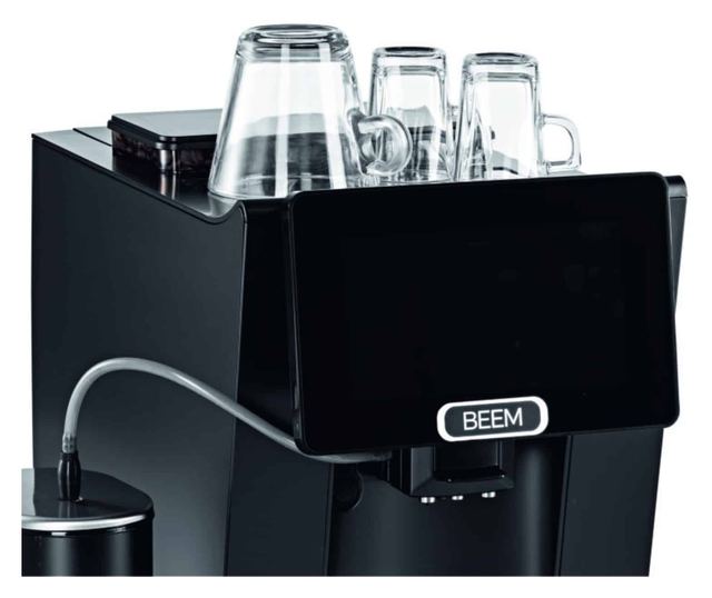 BEEM automata eszpresszógép, Profession, 2 literes víztartály, 14 program, 250g kávé kapacitás, 7" TFT LCD érintőképernyő, autom