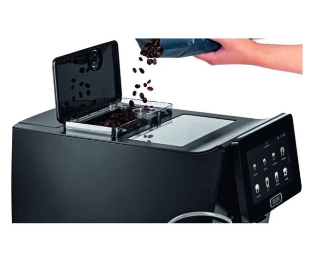 BEEM automata eszpresszógép, Profession, 2 literes víztartály, 14 program, 250g kávé kapacitás, 7" TFT LCD érintőképernyő, autom