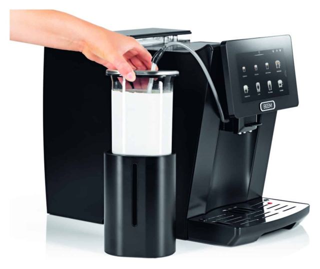 BEEM automata eszpresszógép, Profession, 2 literes víztartály, 14 program, 250g kávé kapacitás, 7" TFT LCD érintőképernyő, autom