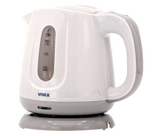 Vivax WH-103WB Vízforraló, 1100 W, 1 liter, fehér