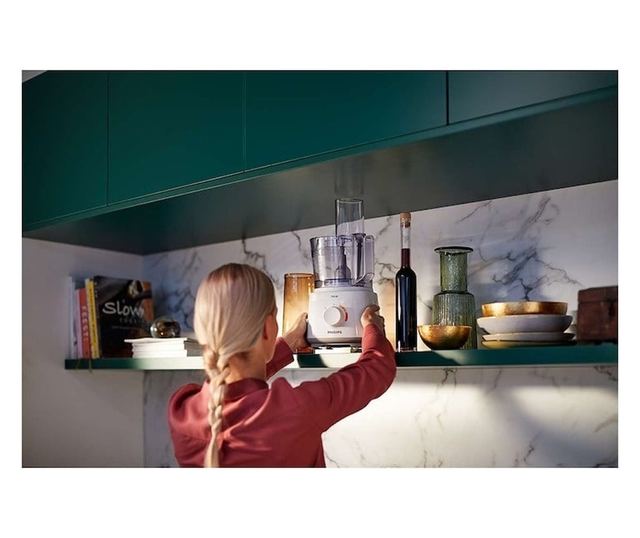 Philips HR7310/00 Daily Collection Élelmiszer-feldolgozó, 700 W, 2 sebesség + impulzus, 2,1 l-es tartály, emulgeáló szerszám, ro