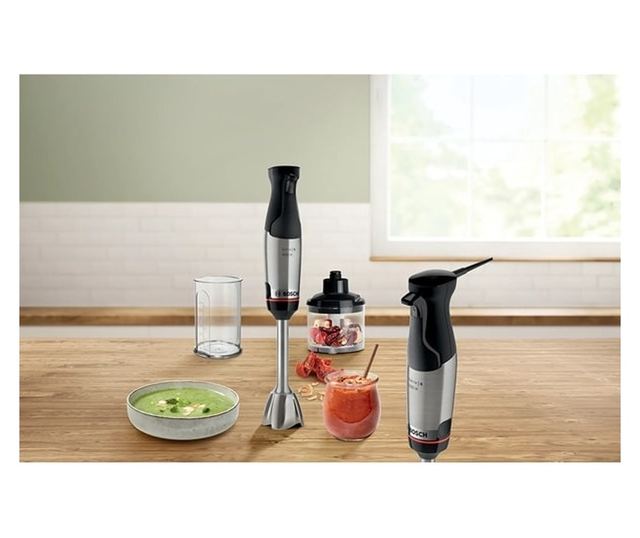 Bosch Ergomaster MSM6M620 Kézi mixer, 0.6l, 1000W, Változtatható sebesség, Fekete-Ezüst