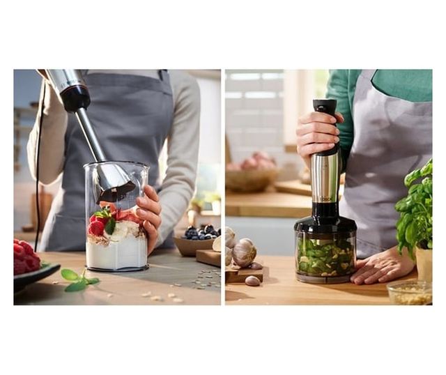 Bosch Ergomaster MSM6M620 Kézi mixer, 0.6l, 1000W, Változtatható sebesség, Fekete-Ezüst