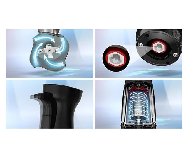 Bosch Ergomaster MSM6M620 Kézi mixer, 0.6l, 1000W, Változtatható sebesség, Fekete-Ezüst