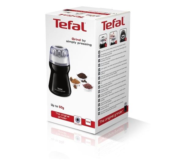 Tefal GT1108 Elektromos kávédaráló, 180W, 50g, fekete
