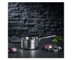Kuhn Rikon Culinary Fiveply 3 részes rozsdamentes acél edény szett, 3.4 literes fazék fedővel, 1.7 literes lábas fedővel, Ø 24 c