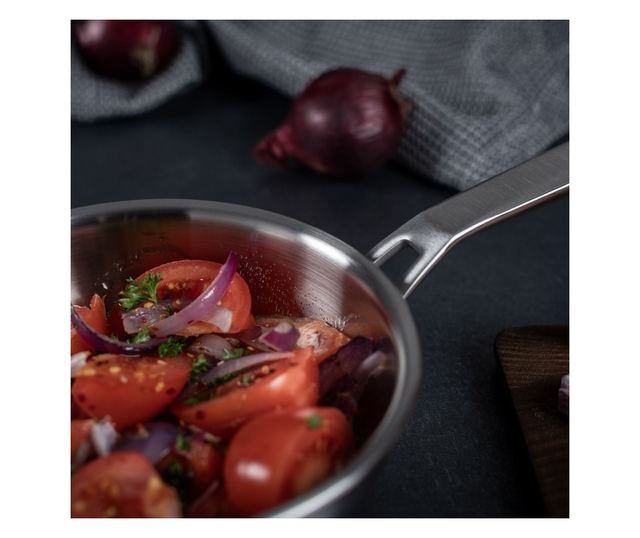 Rozsdamentes acél serpenyő, Ø 16 cm, Kuhn Rikon, Culinary Fiveply, rozsdamentes acél