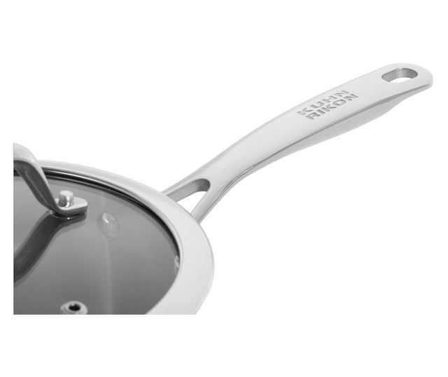 Kuhn Rikon rozsdamentes acél edénykészlet, Allround, 3 edény fedővel, 1.5/2.3/3.1 liter, 3 fedővel, egyenletes hőelosztás, légme