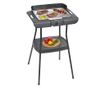 2 az 1-ben elektromos grill lábakkal, Clatronic, 2000 W, fekete