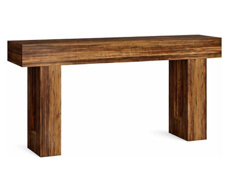 Stol za dnevni boravak/hodnik, Blackswan Design Countryside M6, tamnosmeđa, 160x35x85 cm