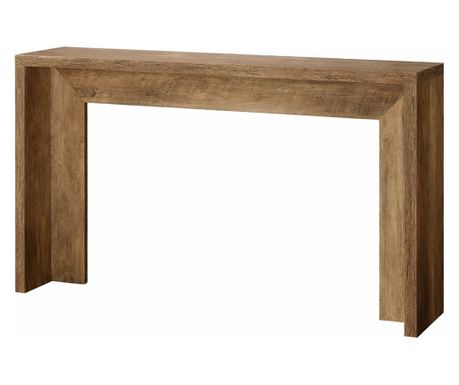 Stol za dnevni boravak/hodnik, Blackswan Design Countryside M3, smeđe drvo, 140x30x80 cm