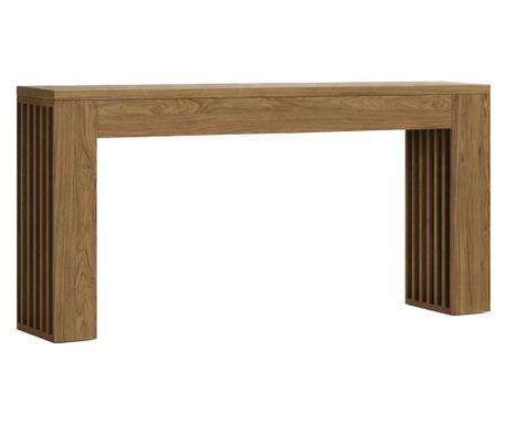 Konzolni stolić Blackswan Design, smeđe drvo, 150x30x80 cm, moderni stil, za dnevni boravak/hodnik
