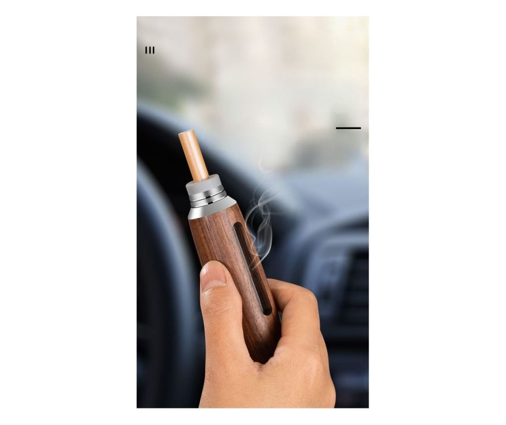 Scrumiera portabila, previne pierderea scrumului, pentru auto sau spatii inchise, 11 cm - 4
