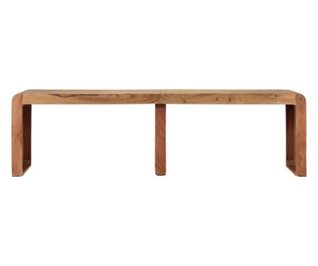 Πάγκος, 160x38x45 εκ., Μασίφ Ξύλο Ακακίας