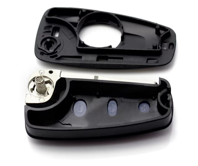 Ford kulcstartó, 3 gombos, kompatibilis Mondeo, Focus, S-Max, Galaxy, C-Max, Transit Connect, 2010-2018 modellekkel